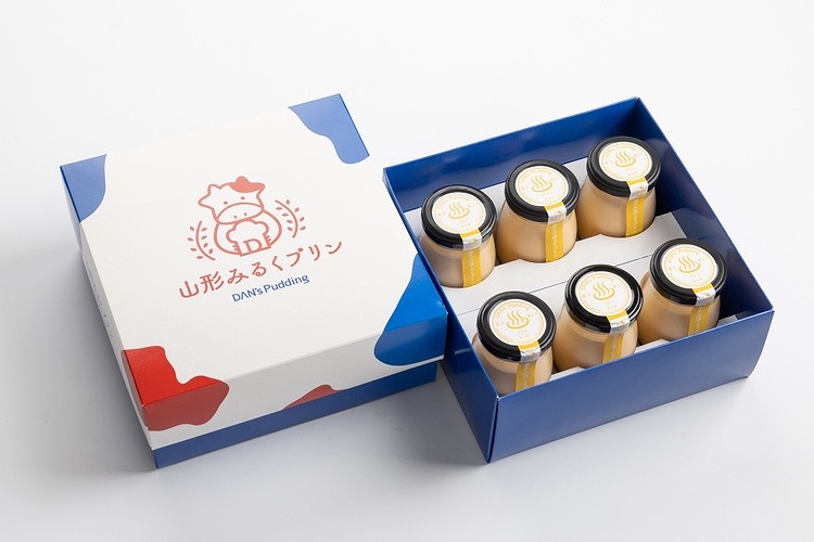 山形みるくプリンギフトセット（6個入り）